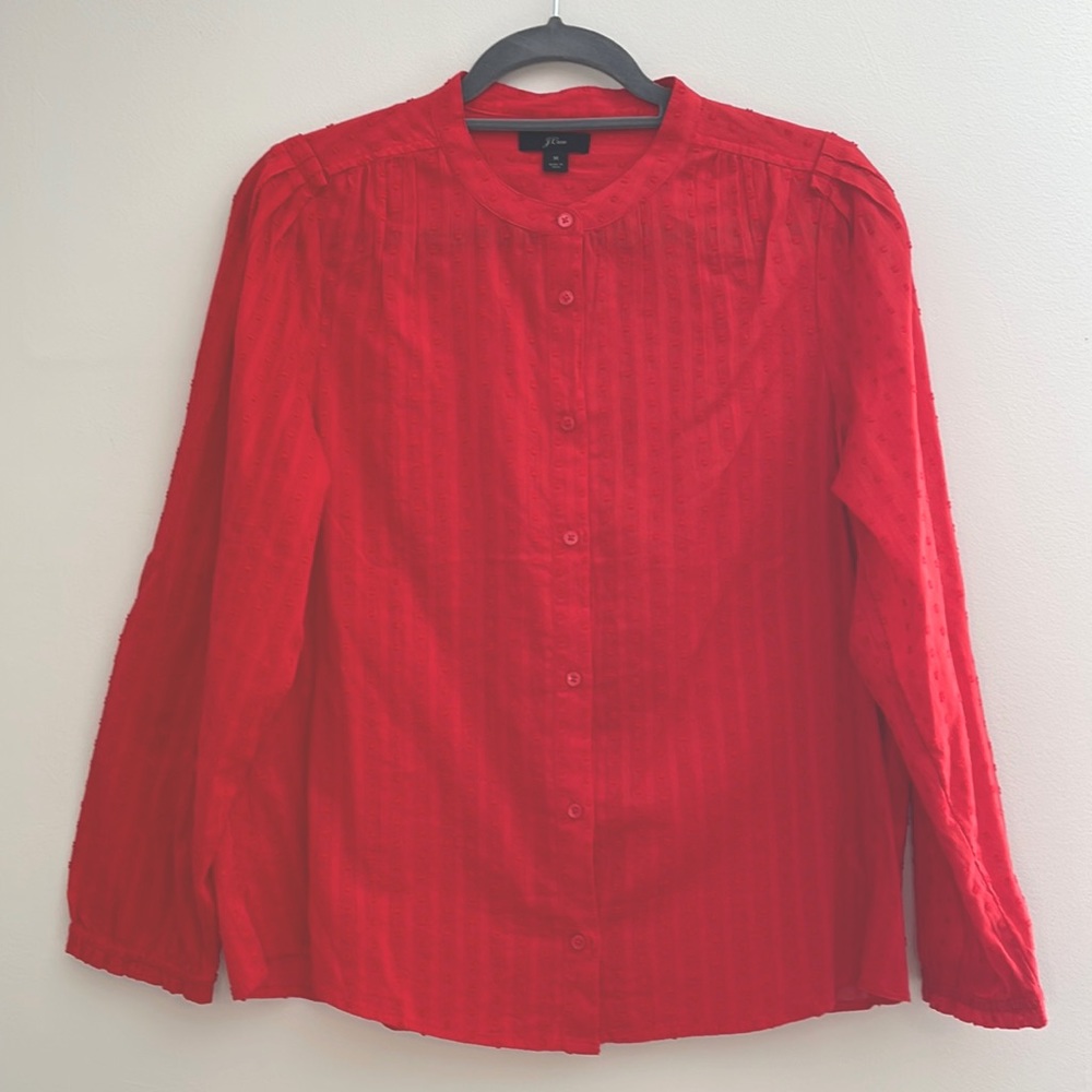 J. Crew Button Down Blouse - image 1